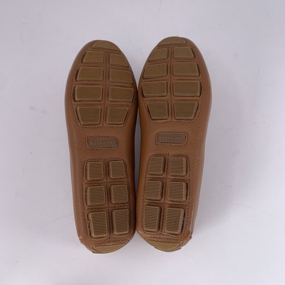 Rockport Bayview CI5125 Loafers Women's 5 Brown Leather Casual Moc Slip On S0563 - Picture 7 of 10